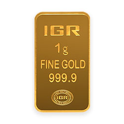 Product Image for 1 Gram Gold Bar – Istanbul Gold Refinery (with Assay)