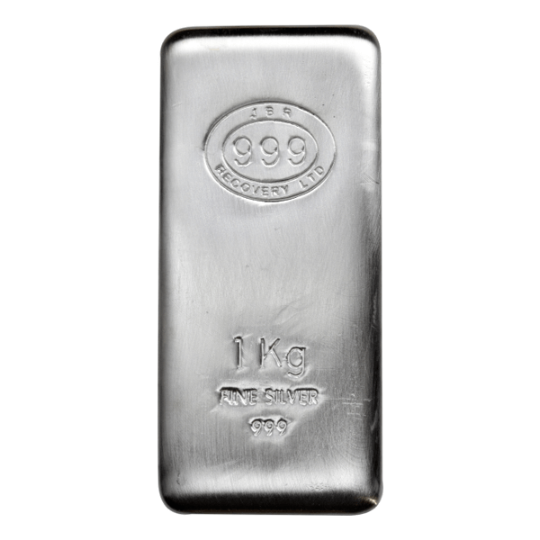Front 1 Kilo Silver Bar – JBR Recovery