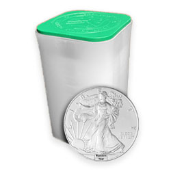 Product Image for 1 oz American Silver Eagle Tube Random Year (20 Coins)