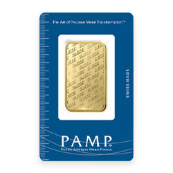 Product Image for 1 oz Gold Bar – PAMP Suisse (with Assay)