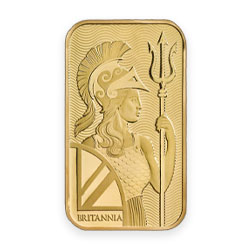 Product Image for 1 oz Gold Bar – Britannia (with Assay)