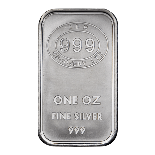 Front 1 oz Silver Bar – JBR Recovery