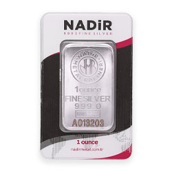 Product Image for 1 oz Silver Bar – Nadir Refinery (with Assay)