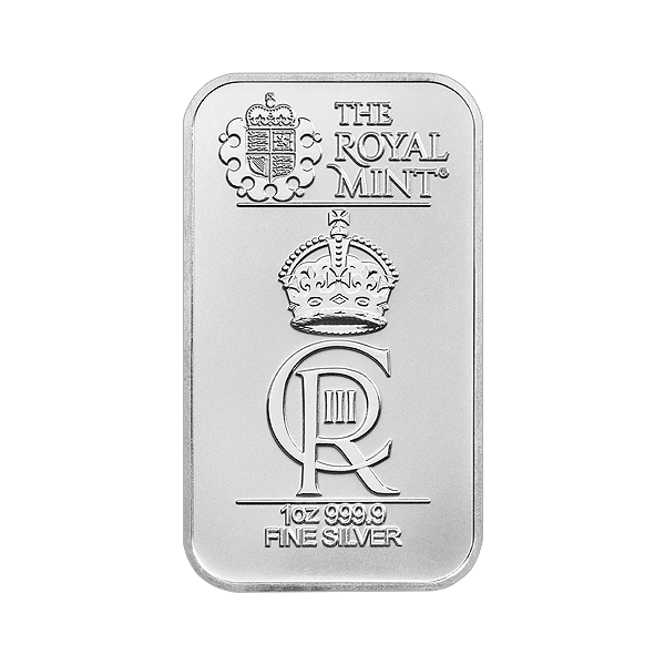 Back 1 oz Silver Bar – The Royal Celebration 