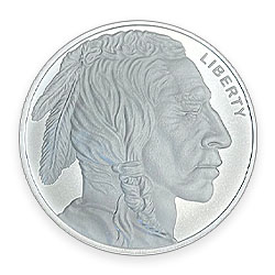 Product Image for 1 oz Silver Round – Frontier Mint (Buffalo Design)