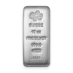 Product Image for 10 oz Silver Bar – PAMP (Cast)