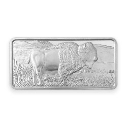 Product Image for 10 oz Silver Bar – Highland Mint Buffalo