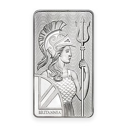 Product Image for 10 oz Silver Bar – Britannia (New)