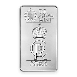 Product Image for 10 oz Silver Bar – The Royal Celebration