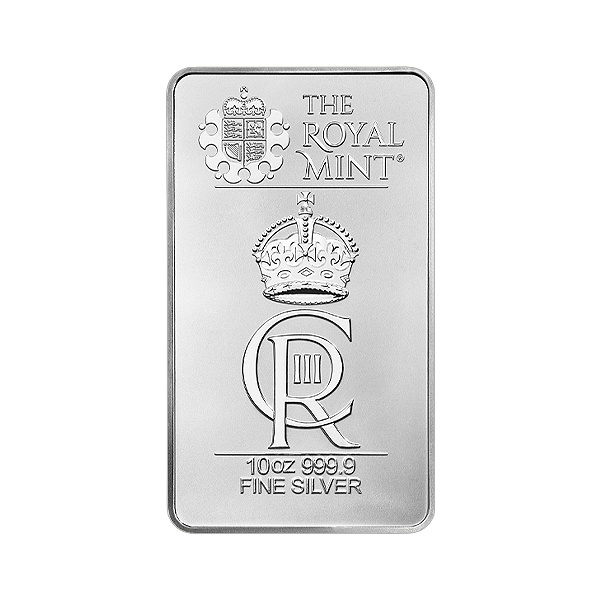 Back 10 oz Silver Bar – The Royal Celebration