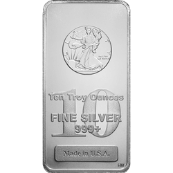 Product Image for 10 oz Silver Bar - Highland Mint (Walking Liberty Design)