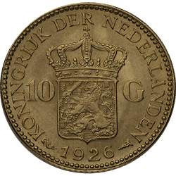 Product Image for Dutch 10 Guilder Gold Coin
