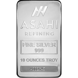 Product Image for 10 oz Silver Bar – Asahi Refining 