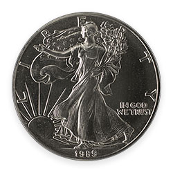 Product Image for 1989 1 oz American Silver Eagle Coin BU