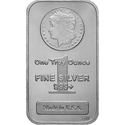 Product Image for 1 oz Silver Bar - Highland Mint (Morgan Design)