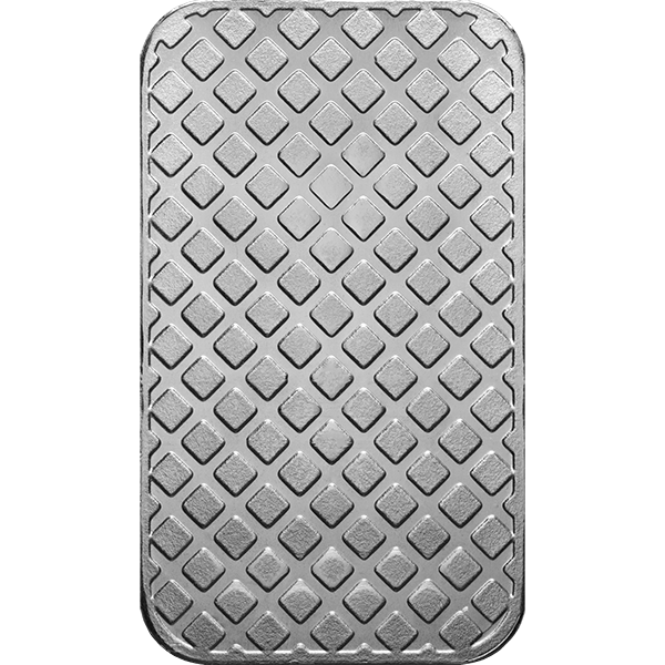 Back 1 oz Silver Bar - Highland Mint (Morgan Design)