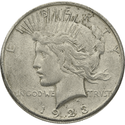 Product Image for Peace Silver Dollar VG (Random Year)
