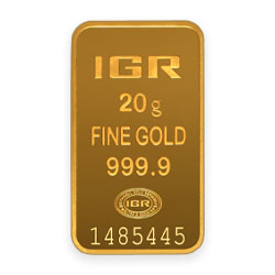 Product Image for 20 Gram Gold Bar – Istanbul Gold Refinery (with Assay)