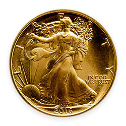 Product Image for 2016-W ½ oz Walking Liberty Centennial Gold Coin