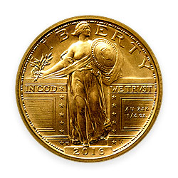Product Image for 2016-W ¼ oz Standing Liberty Centennial Gold Coin