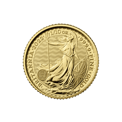 Product Image for 2022 1/10 oz Great Britain Gold Britannia Coin BU