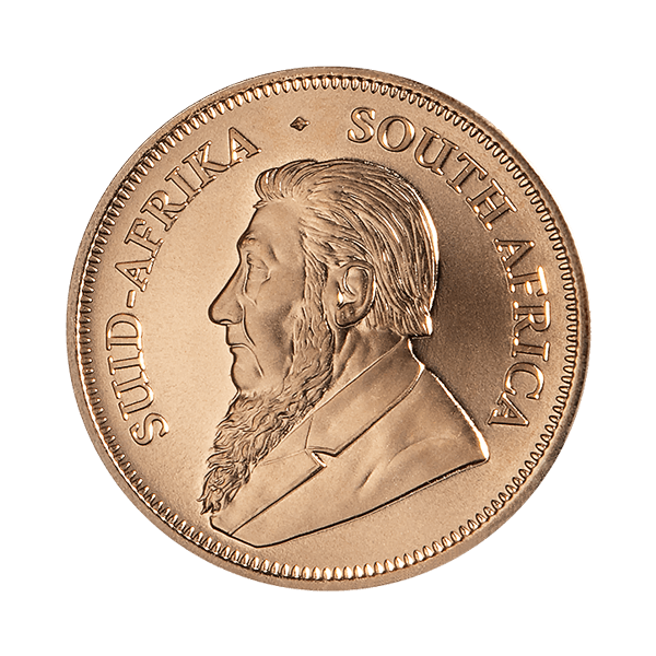 Back 2022 1/10 oz South African Gold Krugerrand Coin BU
