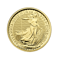 Product Image for 2022 1/4 oz Great Britain Gold Britannia Coin BU