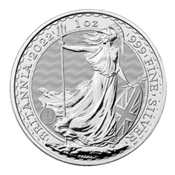 Product Image for 2022 1 oz British Silver Britannia Coin BU