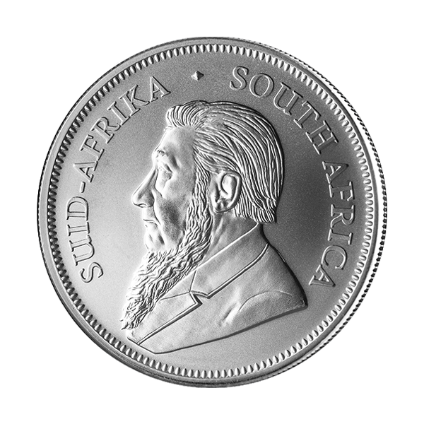 Back 2022 1 oz South African Silver Krugerrand Coin BU