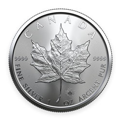 Product Image for 2022 1 oz Canadian Silver Maple Leaf Coin BU