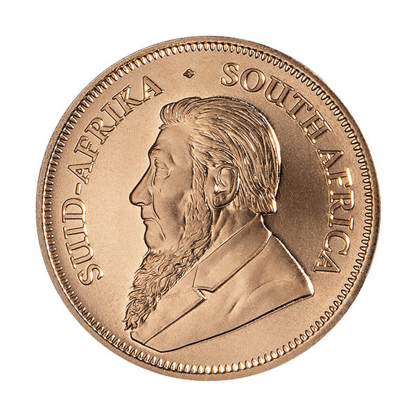 Back 2022 1 oz South African Gold Krugerrand Coin BU