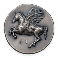 Product Image for 2022 Cook Islands 1 oz Pegasos Silver Coin – Numismatic Icons