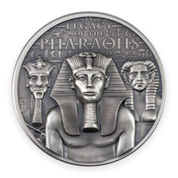 Product Image for 2022 Cook Islands 3 oz Legacy of the Pharaohs Antique Silver Coin