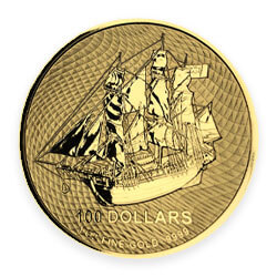 Product Image for 2022 1 oz Cook Islands HMS Bounty Gold Coin BU