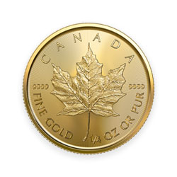 Product Image for 2023 ¼ oz Canadian Gold Maple Leaf Coin BU