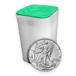 Product Image for 2023 1 oz American Silver Eagle Tube BU (20 Coins)