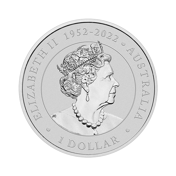 Back 2023 1 oz Australian Silver Koala Coin BU