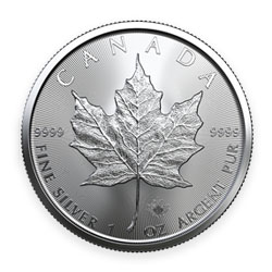 Product Image for 2023 1 oz Canadian Silver Maple Leaf Coin BU
