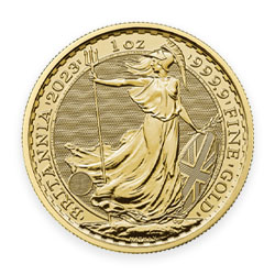 Product Image for 2023 1 oz Great Britain Gold Britannia Coin BU (Elizabeth II)