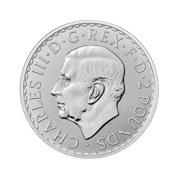 Back 2023 1 oz Great Britain Silver Britannia Coin BU (Charles III)