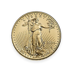 Product Image for 2024 1/10 oz American Gold Eagle Coin BU