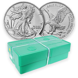 Product Image for 2024 1 oz American Silver Eagle Monster Box (500 Coins, BU)