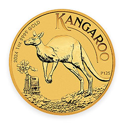 Product Image for 2024 1 oz Australian Gold Kangaroo Coin BU