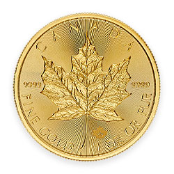 Product Image for 2024 1 oz Canadian Gold Maple Leaf Coin BU