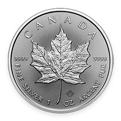 Product Image for 2024 1 oz Canadian Silver Maple Leaf Coin BU