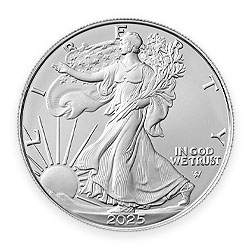 Product Image for 2025 1 oz American Silver Eagle Coin BU