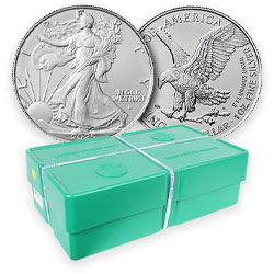 Product Image for 2025 1 oz American Silver Eagle Monster Box (500 Coins, BU)