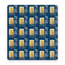 Product Image for 25 Gram Gold Bar – PAMP Fortuna MULTIGRAM+25 (with Assay)