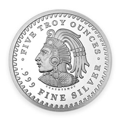 Product Image for 5 oz Silver Round – Aztec Calendar
