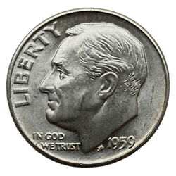 Product Image for 90% American Silver Coins ($1 FV) Roosevelt Dimes